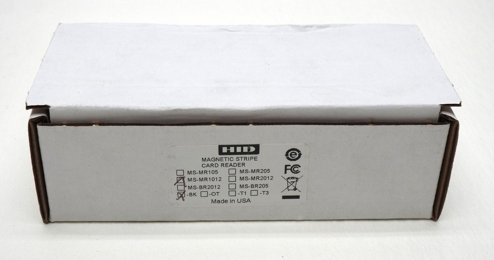 HID / Mercury Security MS-MR1012 BK Magnetic Stripe Card Reader MR1012BK - NEW!
