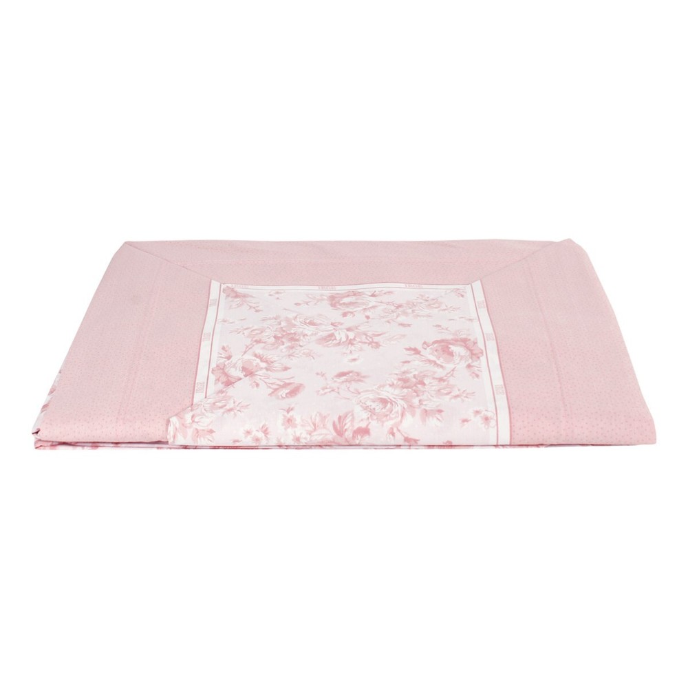 Cotton Sheets Set Double Bed 2 Pillowcases Envelope Closure Floral Fancy