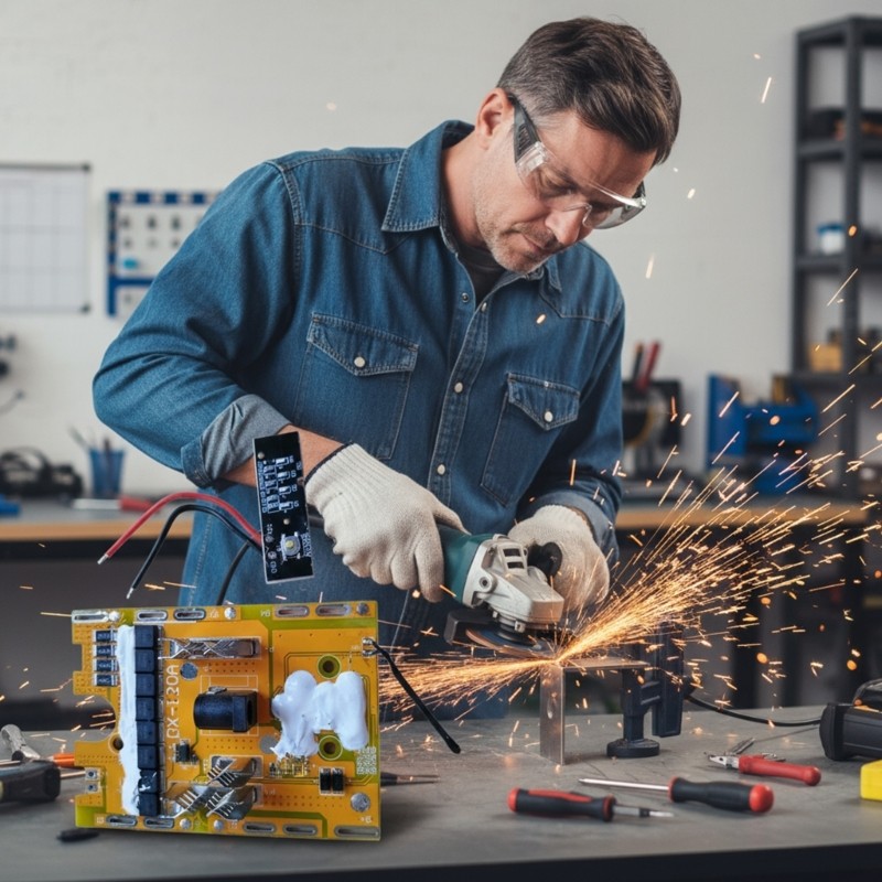 21V Heavy Duty Tool Accessory Protective Panel 8MOS LED Side Illumination