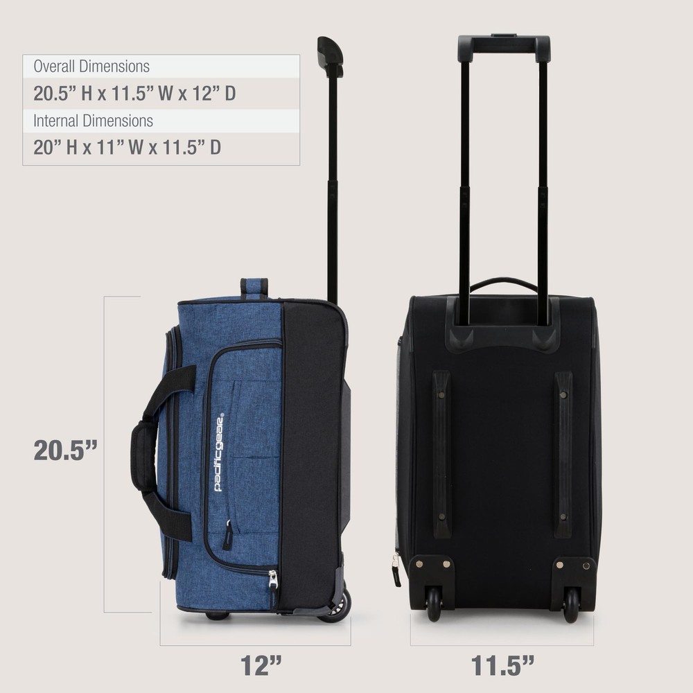 Duffel Bag with Rolling Wheels