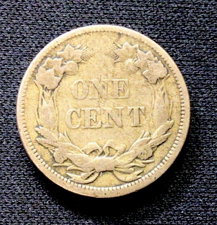 1858 Flying Eagle Cent F! S.L. ENN Coins