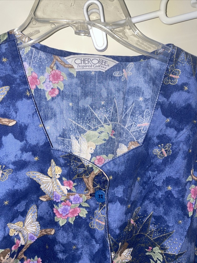 cherokee scrub too vintage fairies medium