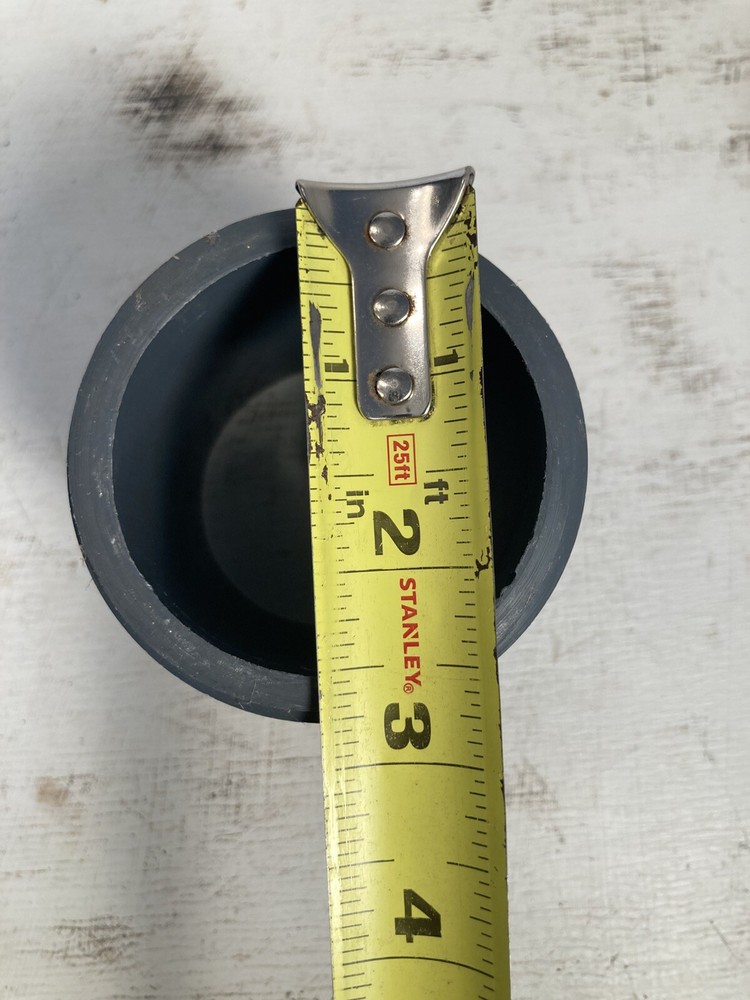 2-1/2" x 3" PVC Schedule 80 Threaded Nipple