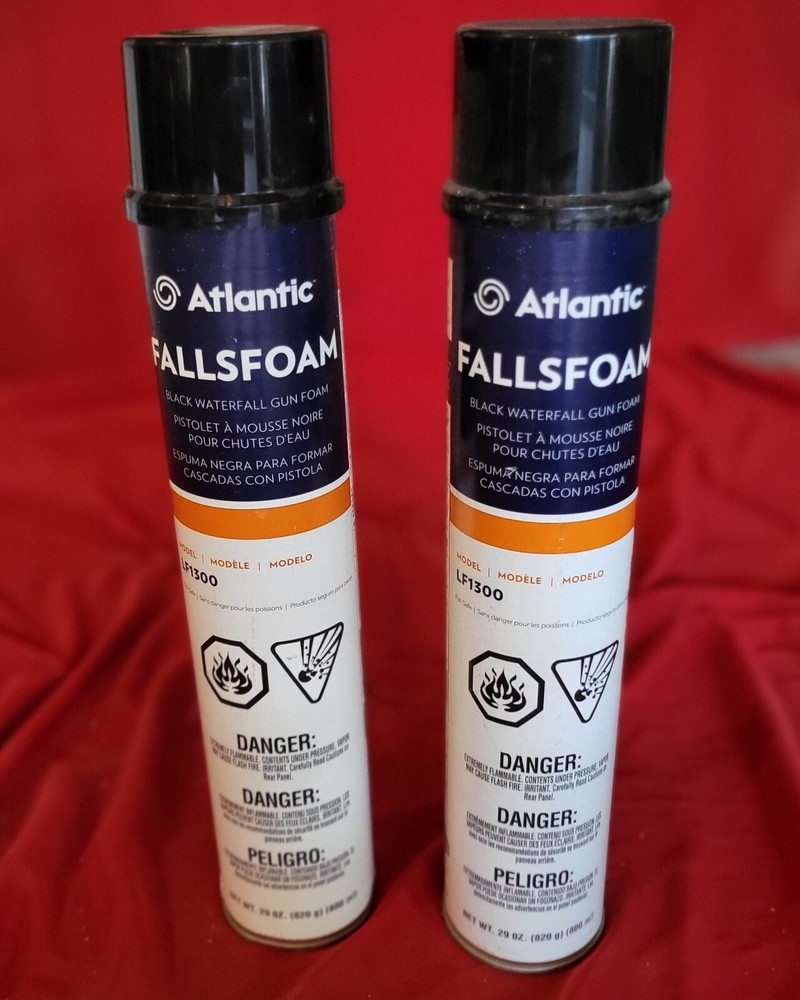 Atlantic Fallsfoam For Waterfall Construction, 2 Cans Included In Listing