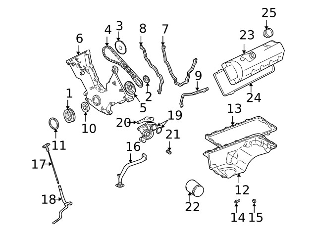 Genuine Ford Engine Crankshaft Position Sensor Interrupter XW1Z-12A227-AC