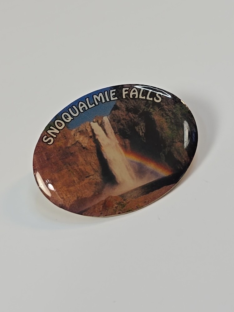 Snoqualmie Falls Washington State Souvenir Lapel Pin