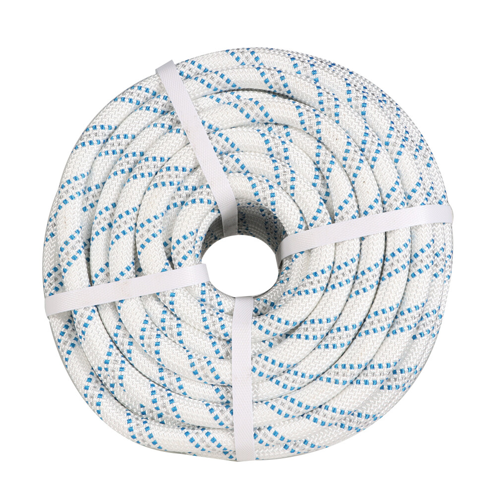 Nylon Double Braid Polyester Arborist Bull Rope Pulling Rigging Line 5/8" × 150'