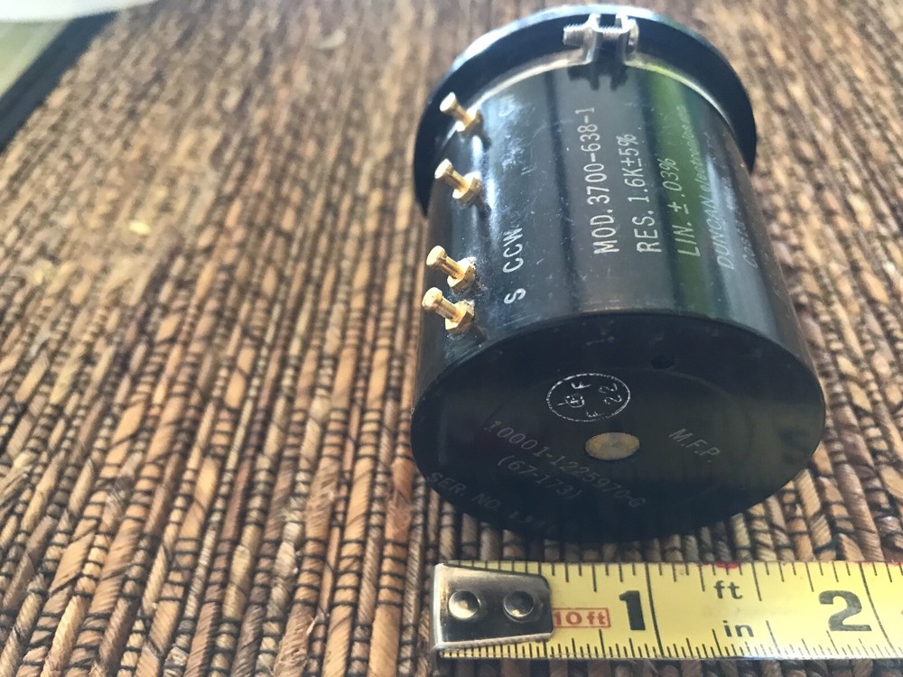 DUNCAN Variable Resistor 1.6k Ohm 5%