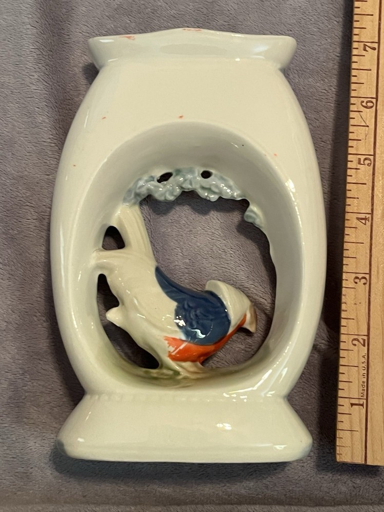 Vintage Pheasant Double Sided Vase With Germany Stamp On Bottom