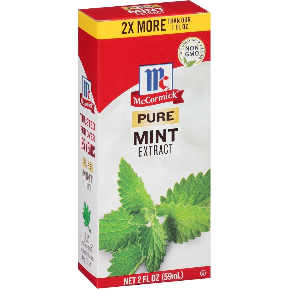 Non-GMO Pure Mint Extract, 2 fl oz Box