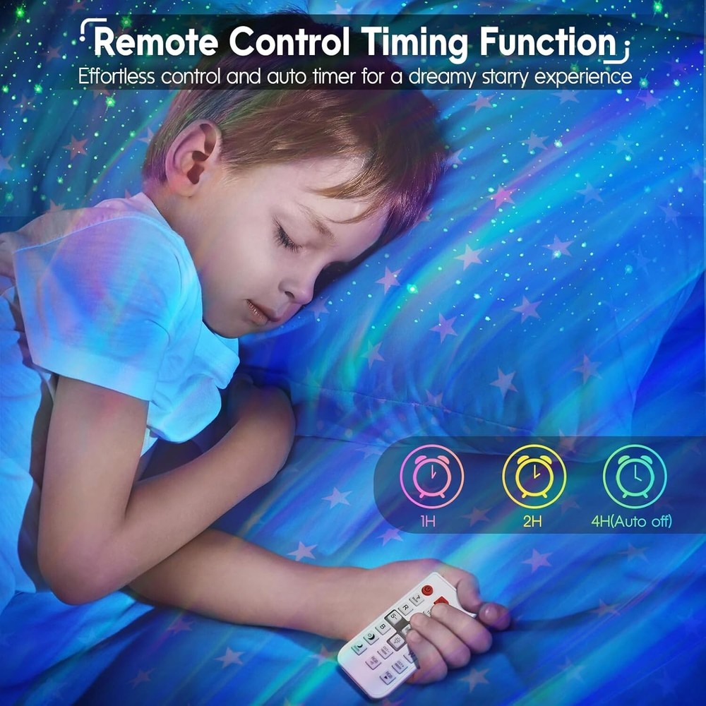 Astronaut Galaxy Projector Star Night Light with Timer & Remote, Room Decor Gift