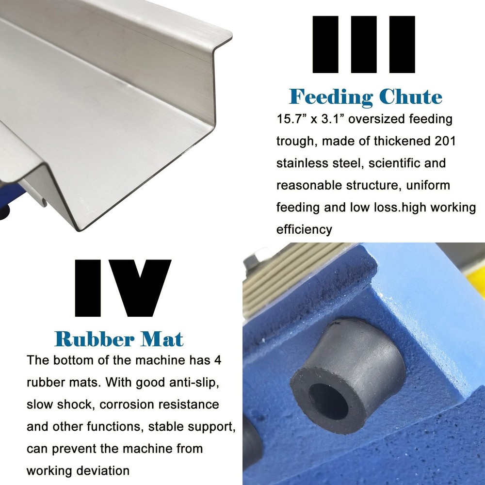 Electromagnetic Vibrating Feeder Shaking Feeding Vibratory Machine 110V 30W