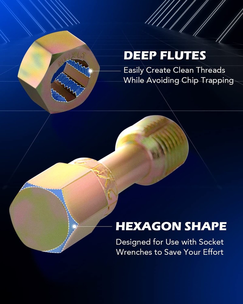 Orion Motor Tech 15 Piece Metric Thread Chaser Set, Master