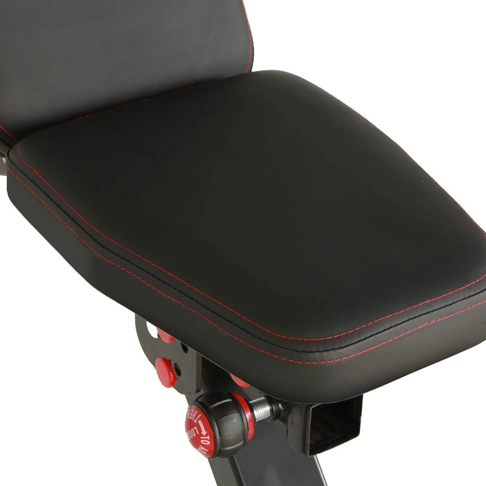 2000 Super Max XL Adjustable Weight Bench - 850 lb Capacity, Foldable Design