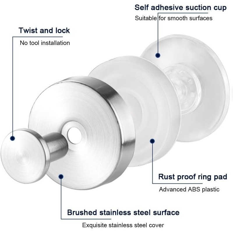 Suction Cup Hanger 15lb Capacity Waterproof Strong Grip Window Decorations New