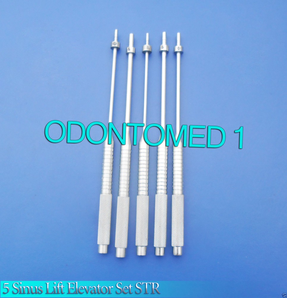 5 Sinus Lift Elevator Set STR. Dental Implant CONCAVE