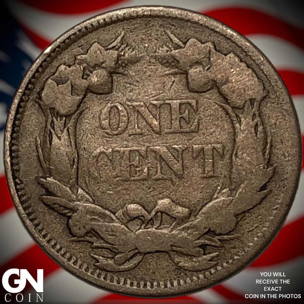 1858 Flying Eagle Cent Penny X9291