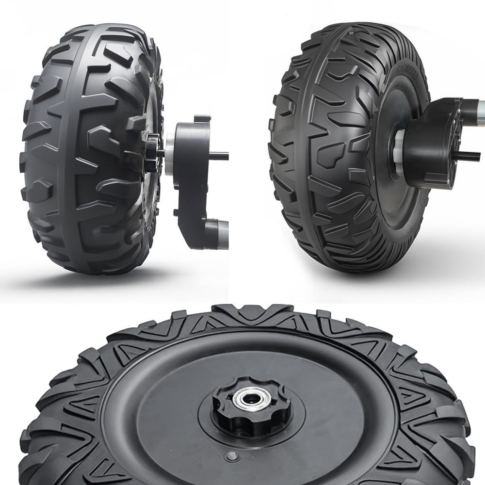 2Pack 33CM/13'' EVA Solid Compound Tire for Power Wheels Ride on Car ﻿All