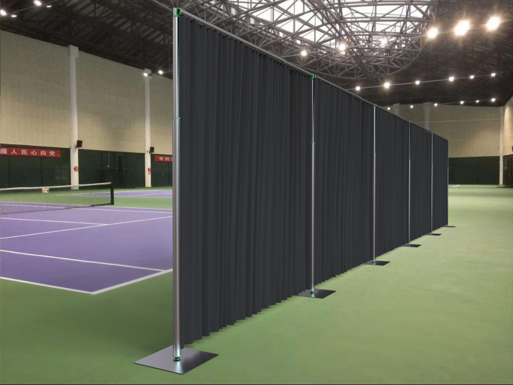 ADJUSTABLE QUICK BACKDROP KIT 10 FT TALL x 10FT-50FT WIDE PIPE WITHOUT DRAPE