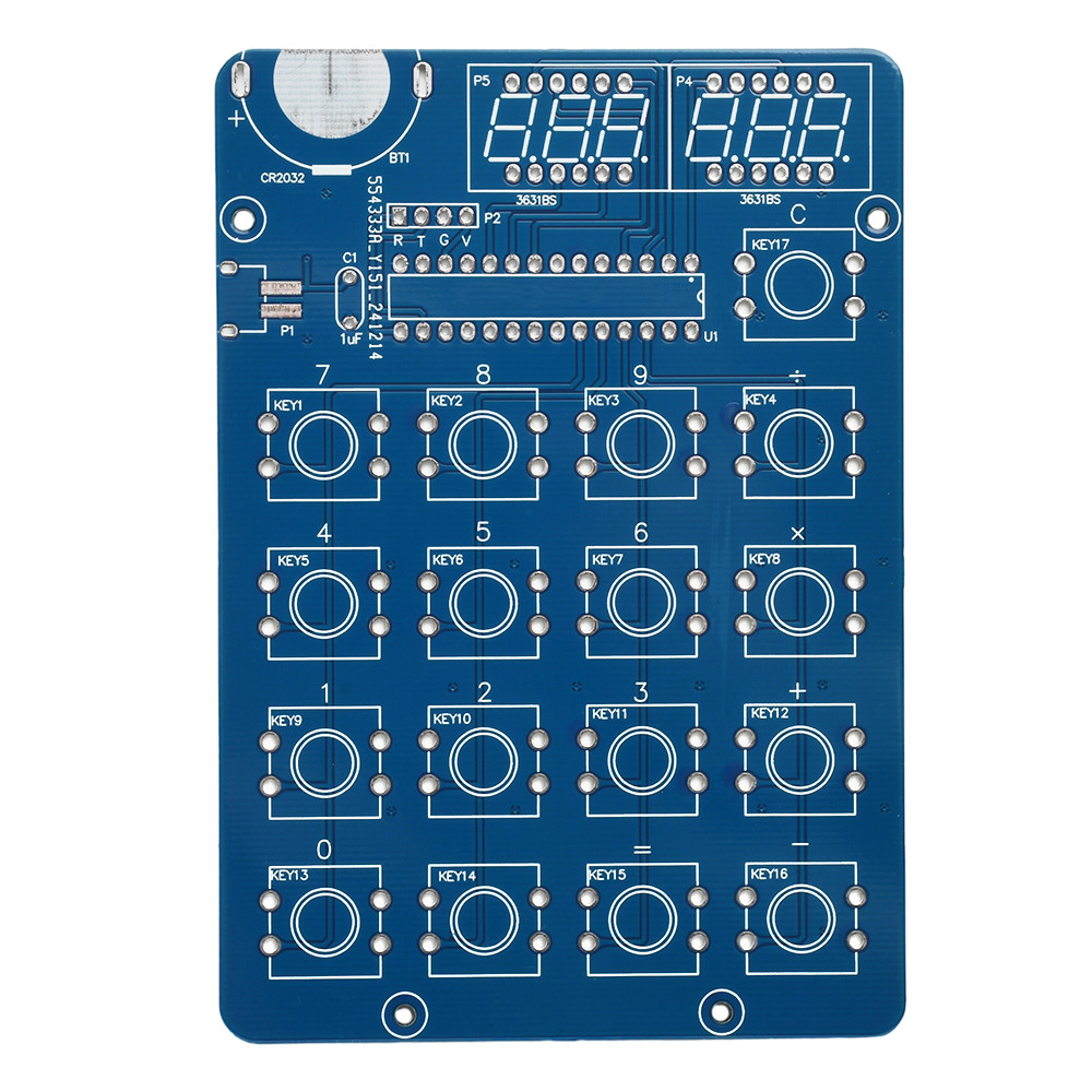 LED Display DIY Calculator Making Electronic Kit MCU Soldering Practice Project