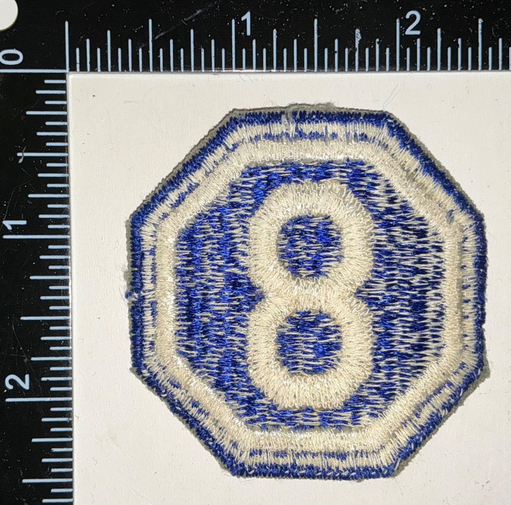 WWII US Army 8th Corps EMBROIDERED Patch