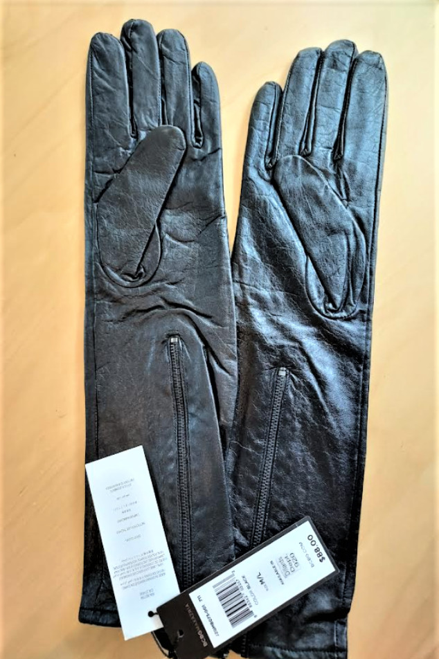 BCBG Leather Gloves - M/L