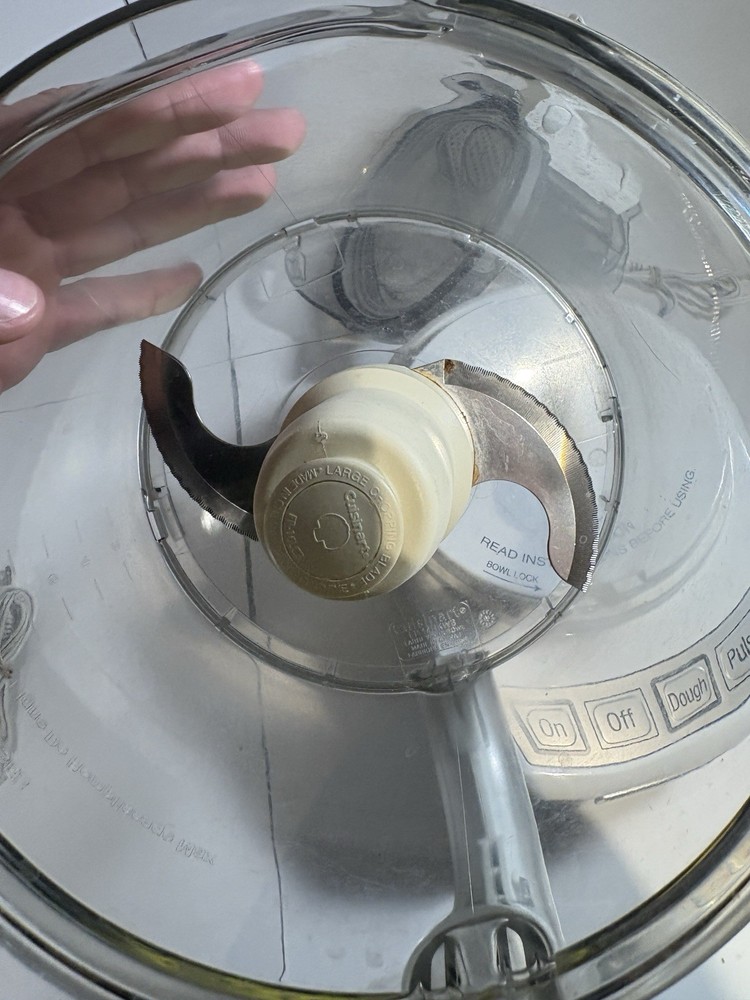 Cuisinart Food Processor Model FP-14 White Tested & Working As Pictured