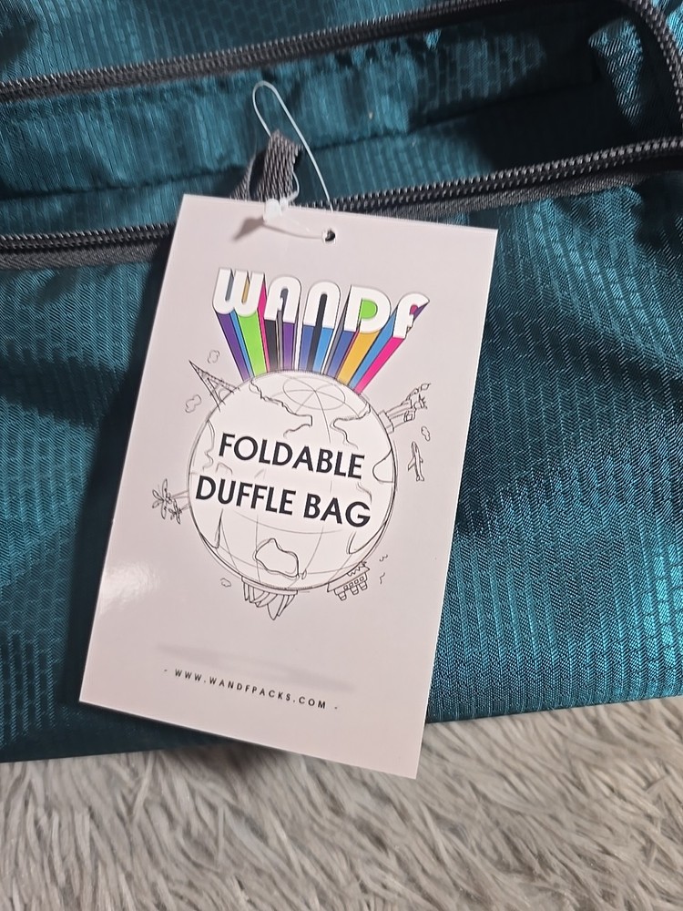 Wandf Foldable Duffle Bag Teal