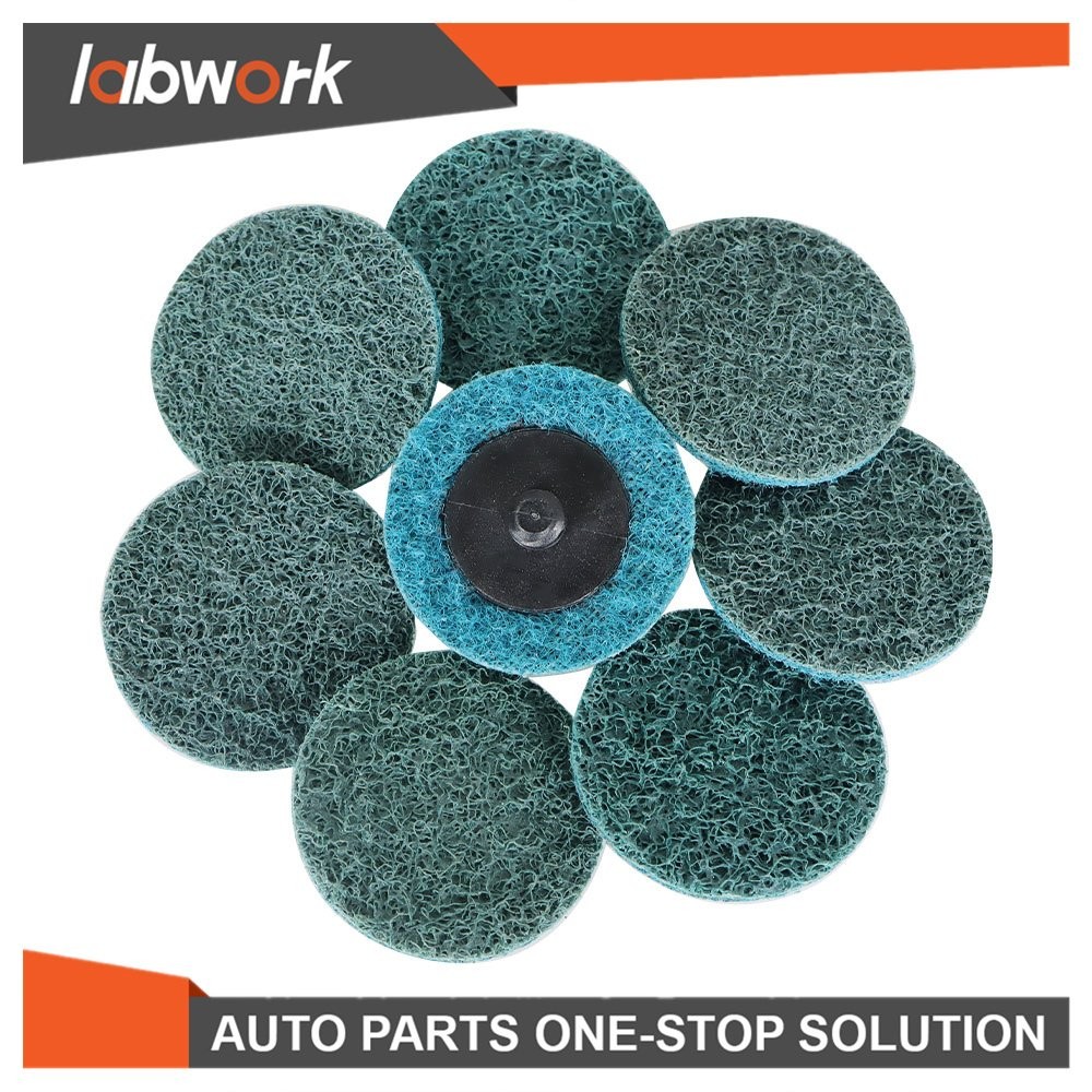 Labwork Fine Surface Conditioning Discs Roll Lock Grinder Sanding Pads 50Pack 2"