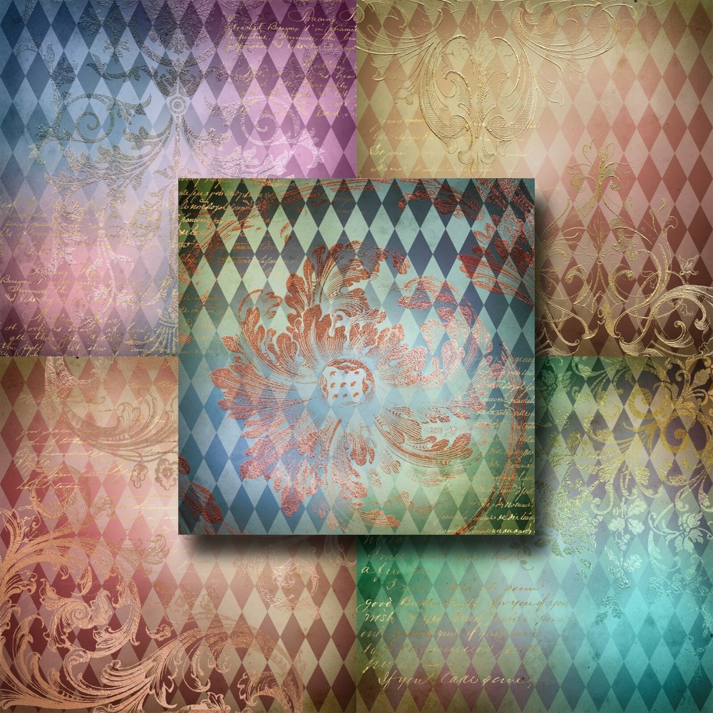 HARLEQUIN ALTERED ART - Paper Pack