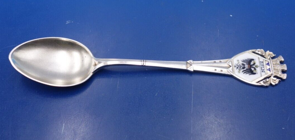 Antique 800 German silver Koln souvenir spoon