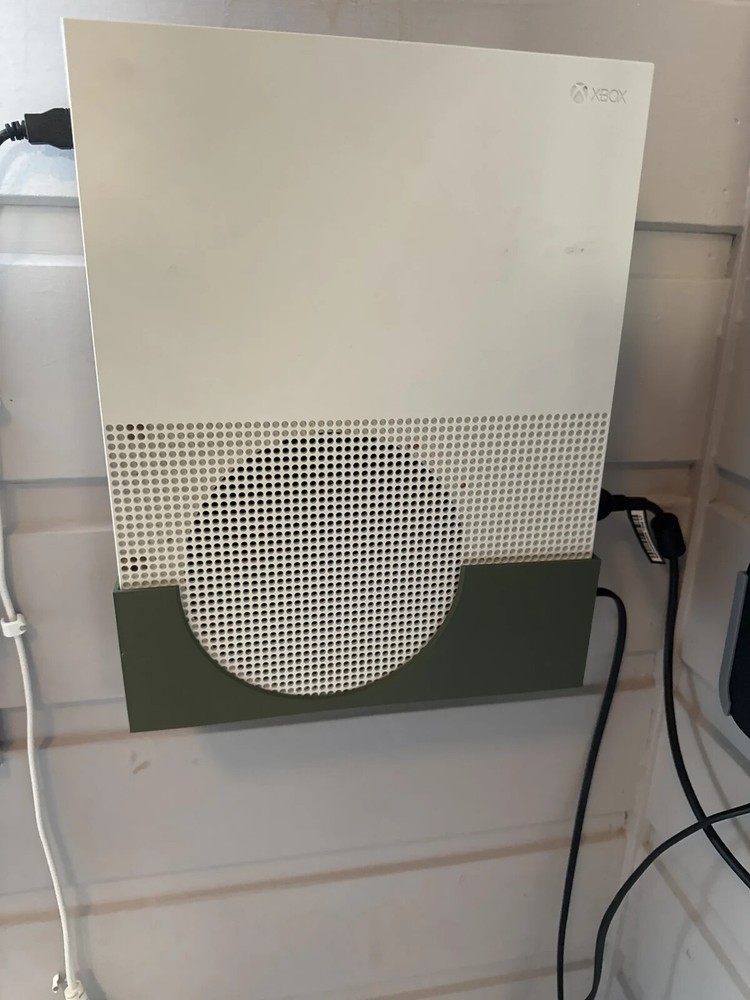 Microsoft Xbox One S Wall Mount Console Hanger System Stand Storage one piece