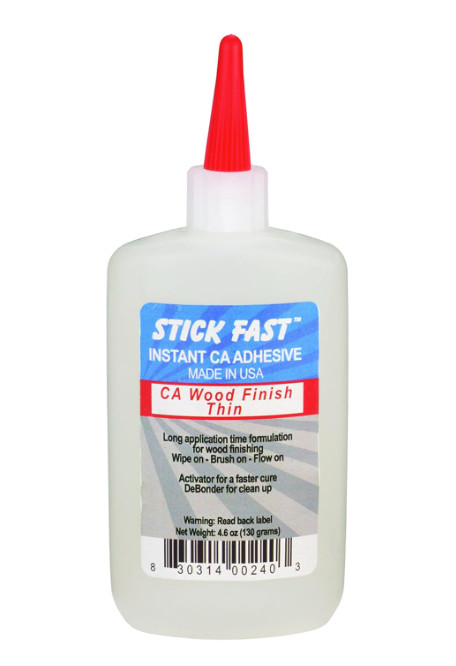 #240 CA Wood Finisher 4.5 oz Thin Stick Fast