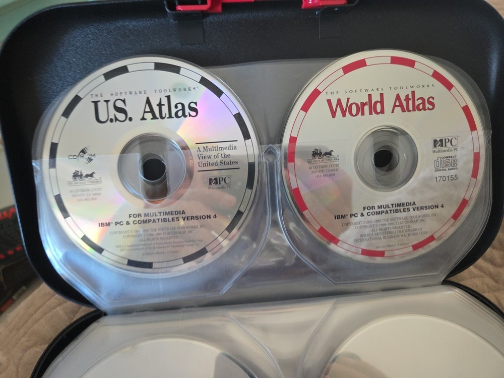 CD Box Holder By ALPHA W/ MISC CDs
