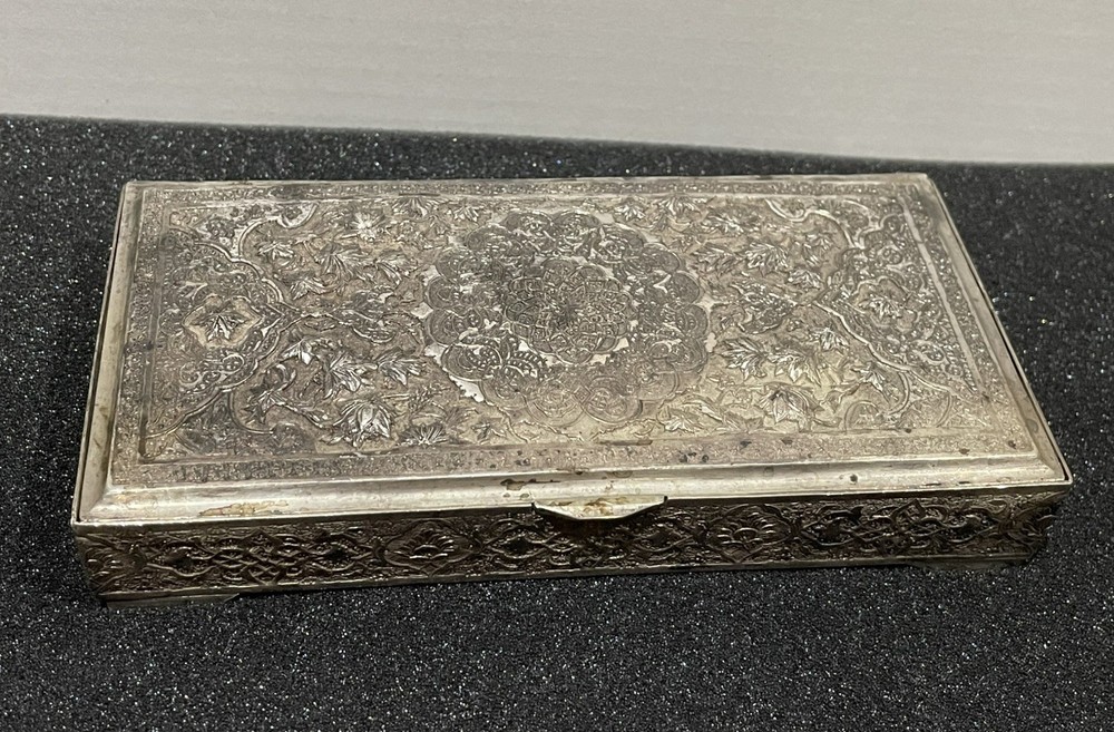 Antique box model craftsmanship 800 Sterling Silver 308g