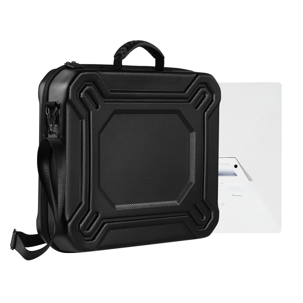 Starlink Mini Case-Durable PU Case with Custom Grooves Shoulder Strap & Handl...