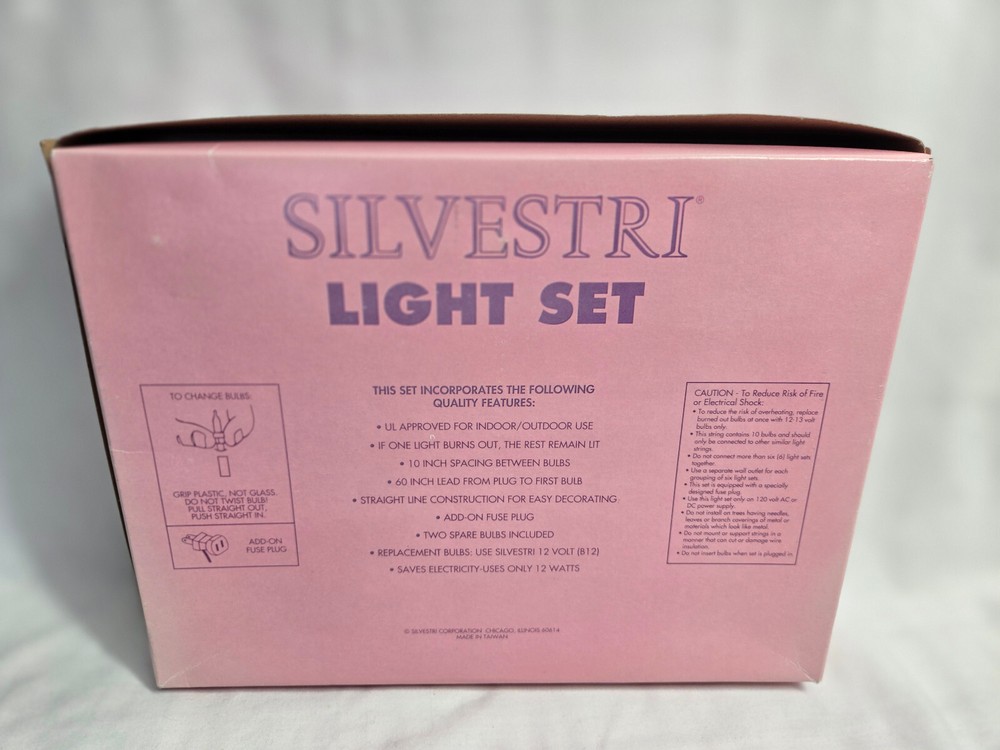 Silvestri Easter egg Light set-10 sparkle egg lights-good condition, tested