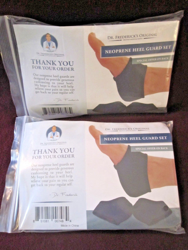 New. Dr. Fredricks Original, 3/Pack Heel Guards. Size, Small