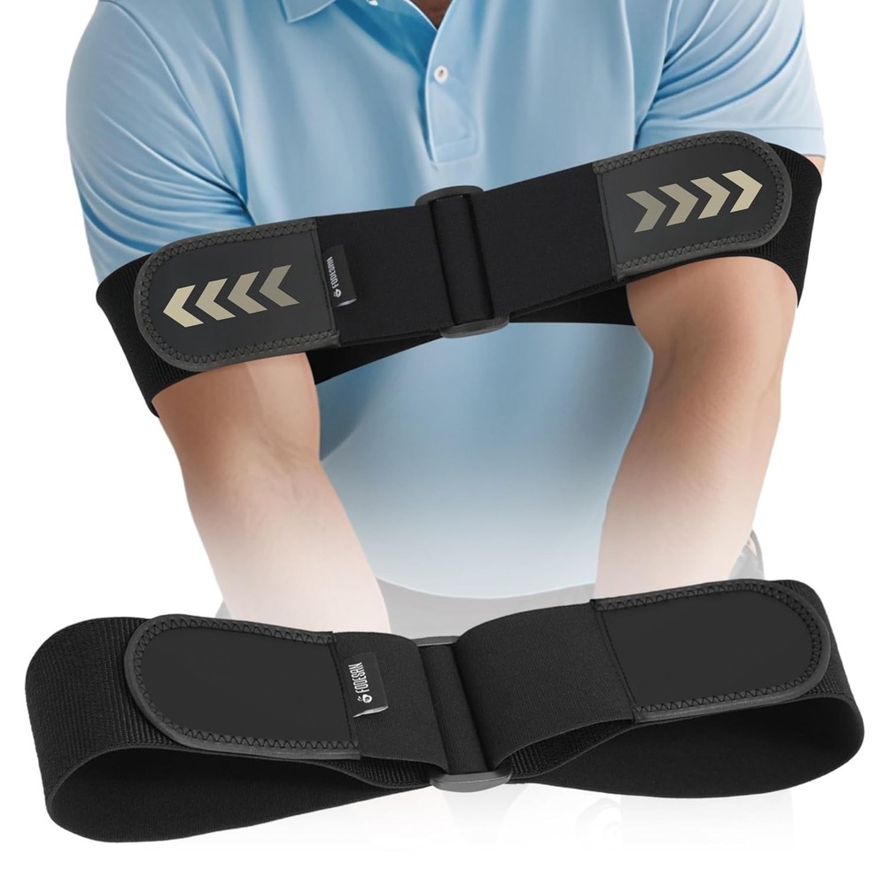 Adjustable Golf Swing Trainer Arm Band – Keep Arms Connected, Fix Chicken Wing