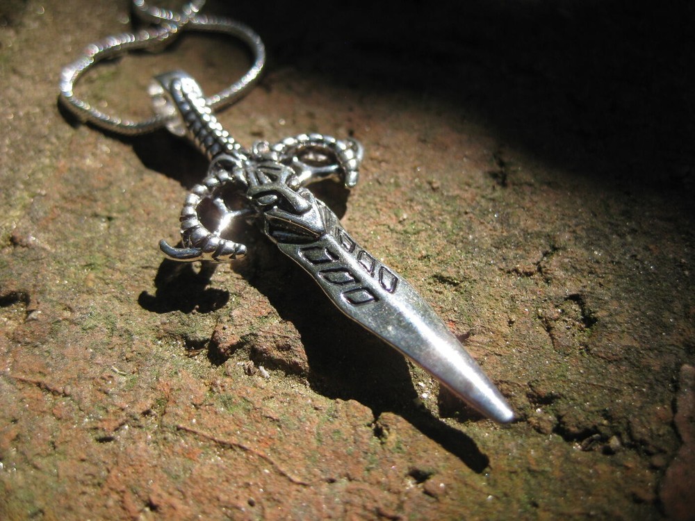 Voodoo Protection Sword Amulet Let No Evil Words Prosper