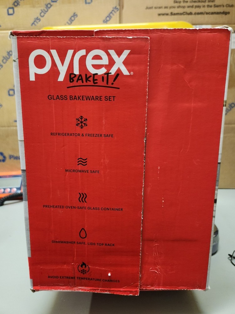 Pyrex Deep Glass Baking Dish Set, 5-Piece
