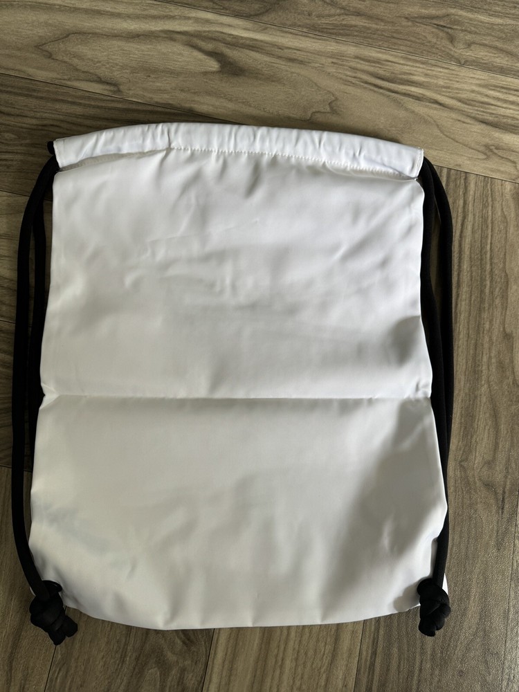 Alphalete Athletics Classic Drawstring Global Impact String Backpack White