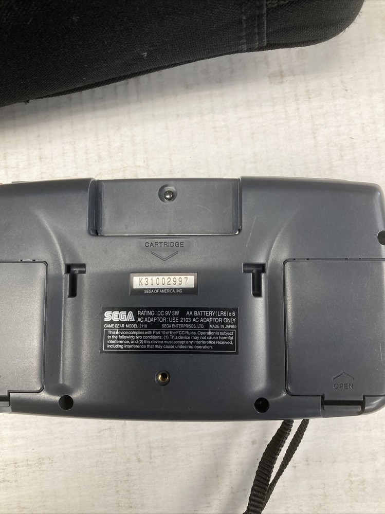 Sega Game System For Parts Only