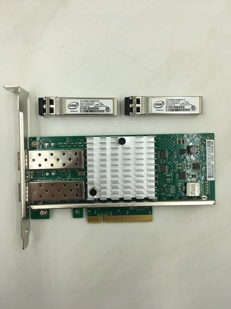 Intel X520-DA2 10Gbps Network Server Adapter E10G42BTDA FTLX8571D3BCV-IT SFP MMF