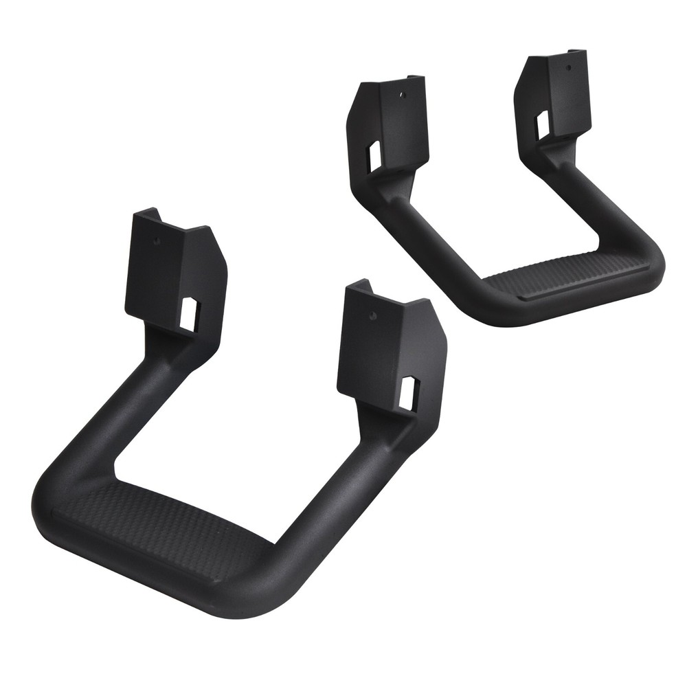 2 Pieces Truck Side Step Set Includes Mounting Brackets Fit Various Trucks 350lb
