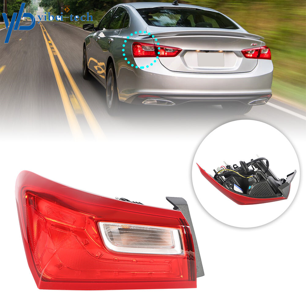 Driver Side Tail Light Lamp Replacement Outer For Chevrolet Malibu 2016-2021