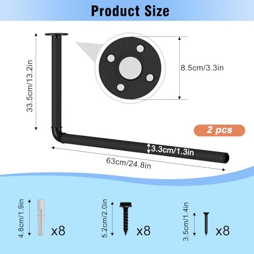Surfboard Wall Mount or Ceiling Rack, Heavy-Duty Garage Ceiling Storage Racks