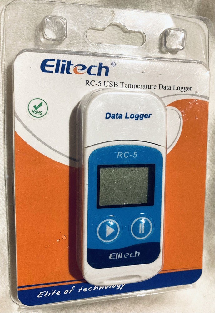 Elitech RC-5 USB Reusable Temperature Data logger Temp Recorder Quick PDF Report