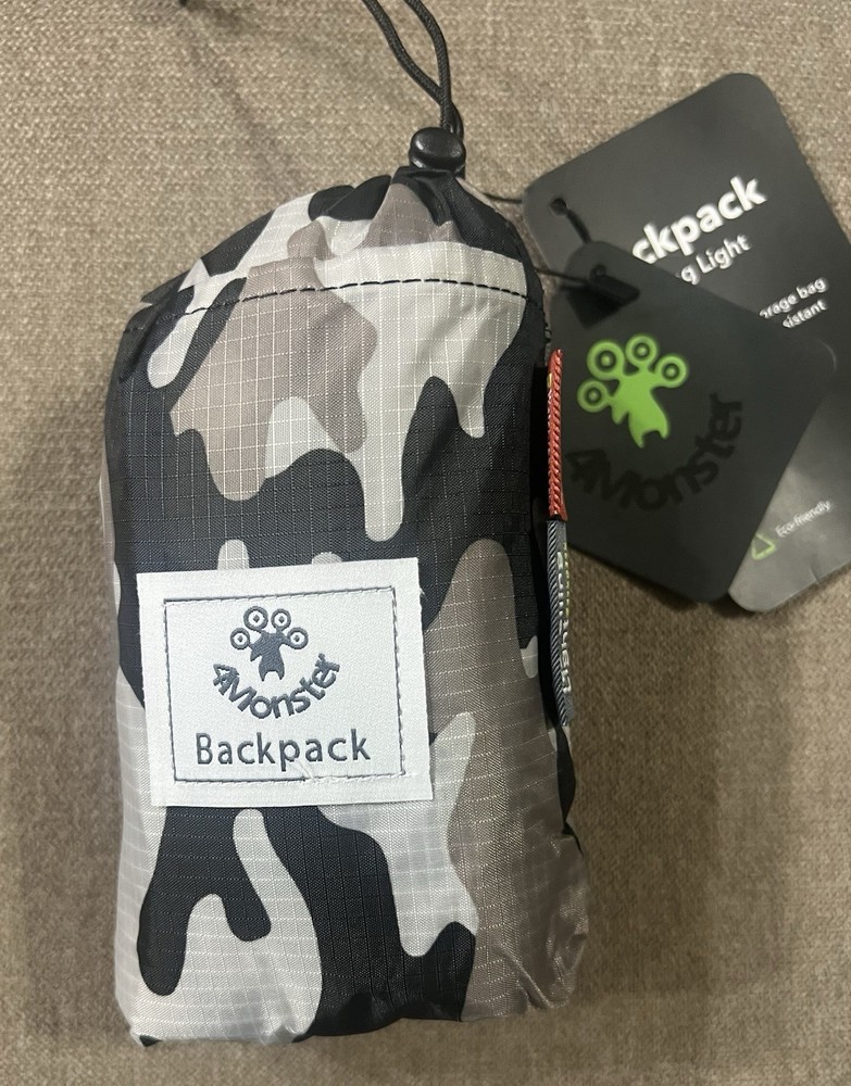 4Monster Traveling Light Backpack 63 D Polyester 16L -