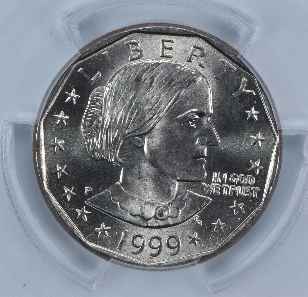 1999-P Susan B Anthony $1 MS67+ ICG